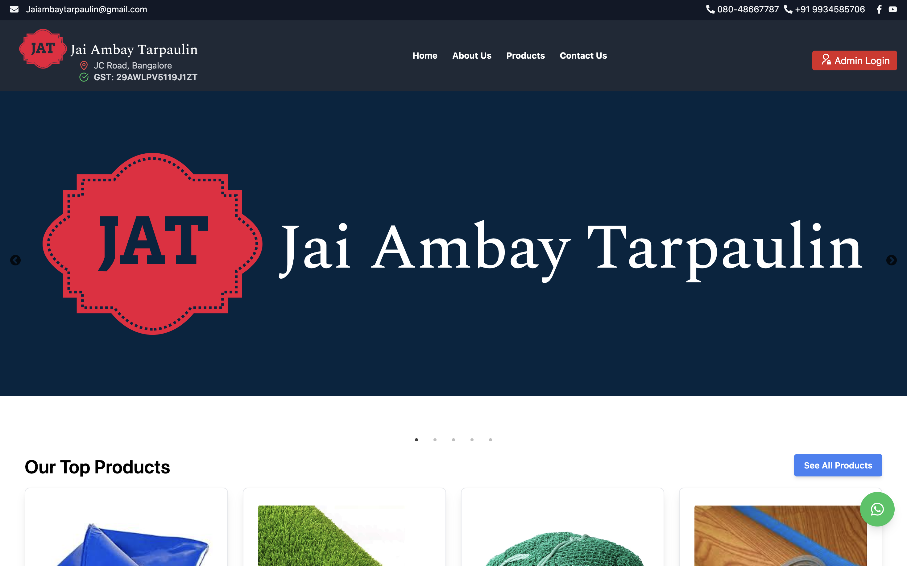 JAT BUSINESS ADMINISTRATION PORTAL - Featured Project Image