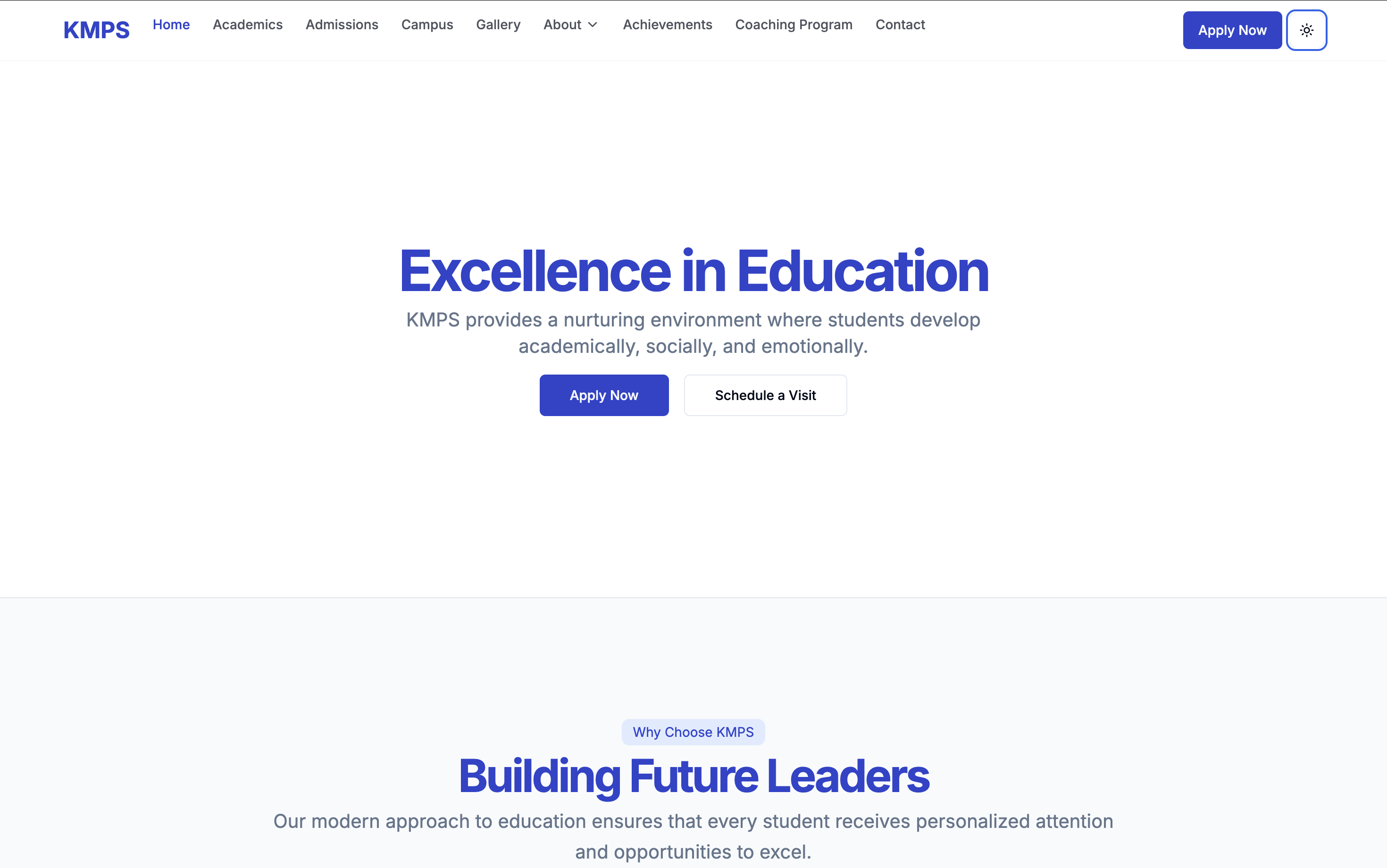 KMPS SCHOOL SOLUTION - Featured Project Image